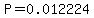 P=0.012224