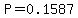 P=0.1587