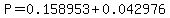 P=0.158953%2B0.042976