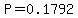 P=0.1792