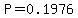 P=0.1976