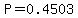 P=0.4503