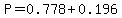 P=0.778%2B0.196