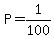 P=1%2F100