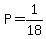 P=1%2F18