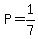 P=1%2F7