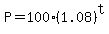 P=100%281.08%29%5Et