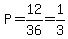 P=12%2F36=1%2F3