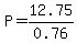 P=12.75%2F0.76