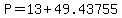 P=13%2B49.43755