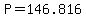 P=146.816