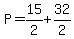 P=15%2F2%2B32%2F2