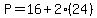 P=16%2B2%2824%29
