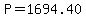 P=1694.40