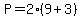 P=2%289%2B3%29