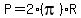 P=2%28pi%29R