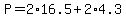P=2%2A16.5%2B2%2A+4.3