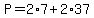 P=2%2A7%2B2%2A37