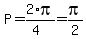 P=2%2Api%2F%284%29=pi%2F2