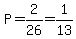 P=2%2F26=1%2F13