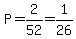P=2%2F52=1%2F26