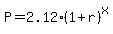 P=2.12%281%2Br%29%5Ex
