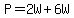 P=2W%2B6W