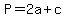 P=2a%2Bc