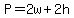 P=2w%2B2h