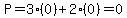 P=3%280%29%2B2%280%29=0