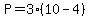 P=3%2810-4%29