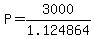 P=3000%2F1.124864