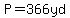 P=366+yd