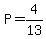 P=4%2F13