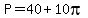 P=40%2B10pi