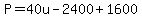 P=40u-2400%2B1600