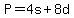 P=4s%2B8d
