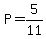 P=5%2F11
