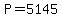 P=5145