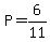 P=6%2F11
