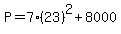P=7%2823%29%5E2%2B8000