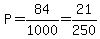 P=84%2F1000=21%2F250