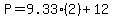 P=9.33%282%29%2B12