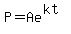 P=Ae%5E%28kt%29