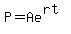 P=Ae%5E%28rt%29