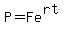 P=Fe%5E%28rt%29