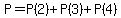 P=P%282%29%2BP%283%29%2BP%284%29