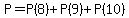 P=P%288%29%2BP%289%29%2BP%2810%29