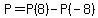 P=P%288%29-P%28-8%29