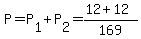 P=P%5B1%5D%2BP%5B2%5D=%2812%2B12%29%2F169